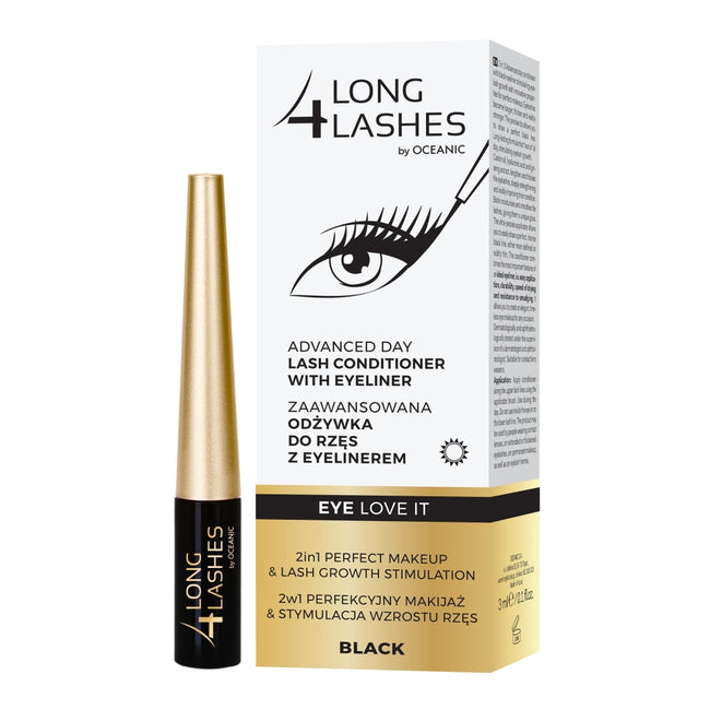 Long4Lashes Eye Love It zaawansowana odżywka do rzęs z eyelinerem Black 3ml