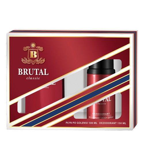 La Rive Brutal Classic zestaw płyn po goleniu 100ml + dezodorant spray 150ml