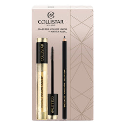 Collistar Zestaw Volume Unico Mascara tusz do rzęs Black 13ml + Kajal Pencil kredka do oczu Black 1.2ml