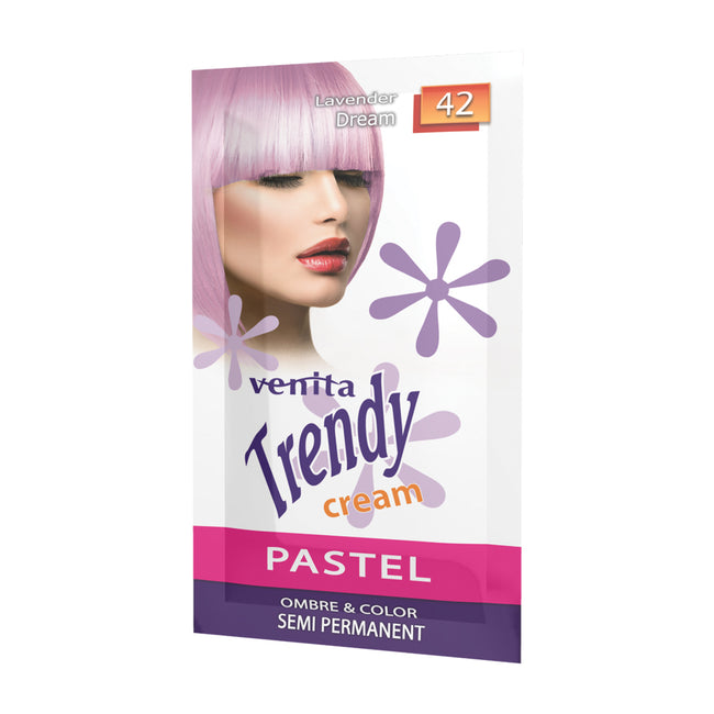 Venita Trendy Cream Ultra krem do koloryzacji włosów 42 Lavender Dream 35ml