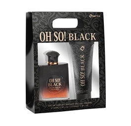 Omerta Oh So! Black For Women zestaw woda perfumowana spray 100ml + żel pod prysznic 100ml