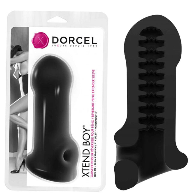 Marc Dorcel Xtend Boy przedłużająca nakładka na penisa Black