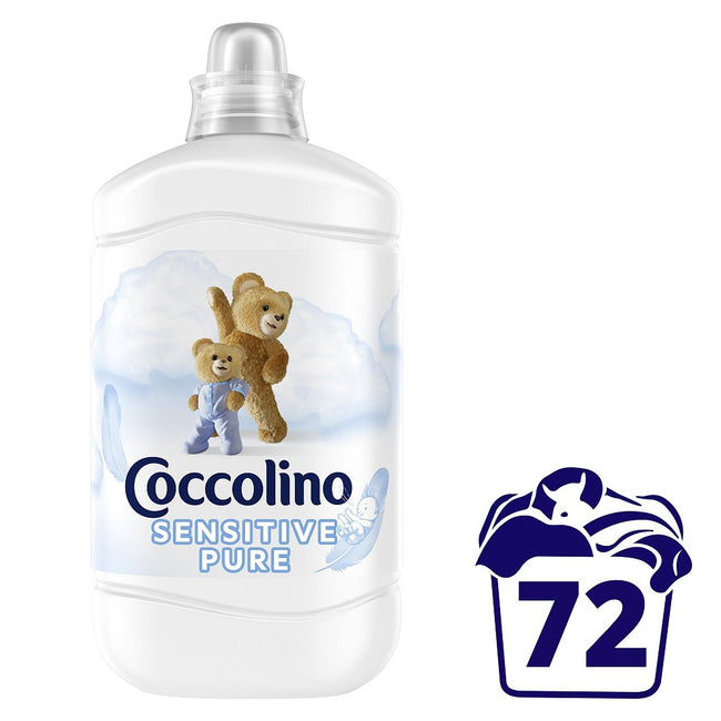 Coccolino Sensitive Pure delikatny płyn do płukania tkanin o zapachu białych kwiatów 1800ml