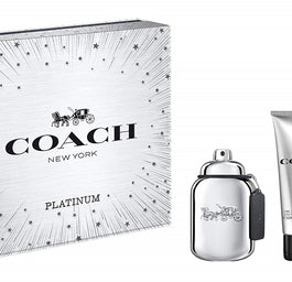 Coach Platinum zestaw woda perfumowana spray 60ml + żel pod prysznic 100ml