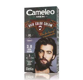Cameleo Men Hair Color Cream farba do włosów brody i wąsów 3.0 Dark Brown 30ml