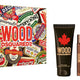 Dsquared2 Wood Pour Homme zestaw woda toaletowa spray 100ml + miniatura wody toaletowej 10ml + żel pod prysznic 150ml