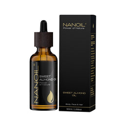 Nanoil Sweet Almond Oil olejek migdałowy do pielęgnacji włosów i ciała 50ml