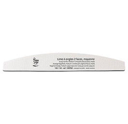 Peggy Sage 2-Way Nail File Medium pilnik do paznokci dwustronny 180/180 półksiężyc 1szt