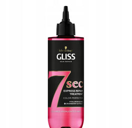 Gliss Kur 7sec Express Repair Treatment Color Perfector ekspresowa kuracja do włosów farbowanych i rozjaśnianych 200ml