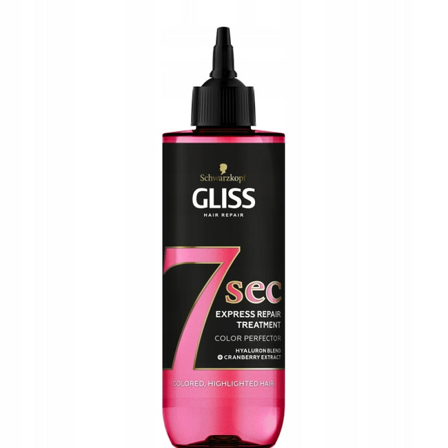 Gliss Kur 7sec Express Repair Treatment Color Perfector ekspresowa kuracja do włosów farbowanych i rozjaśnianych 200ml