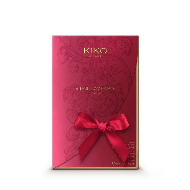 KIKO Milano A Holiday Fable Glam Kit zestaw cień do powiek w sztyfcie 05 1.6g + tusz do rzęs 11ml + błyszczyk do ust z efektem 3D 17 6.5ml