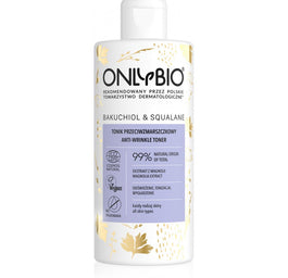 OnlyBio Bakuchiol & Squalane tonik przeciwzmarszczkowy do twarzy 300ml