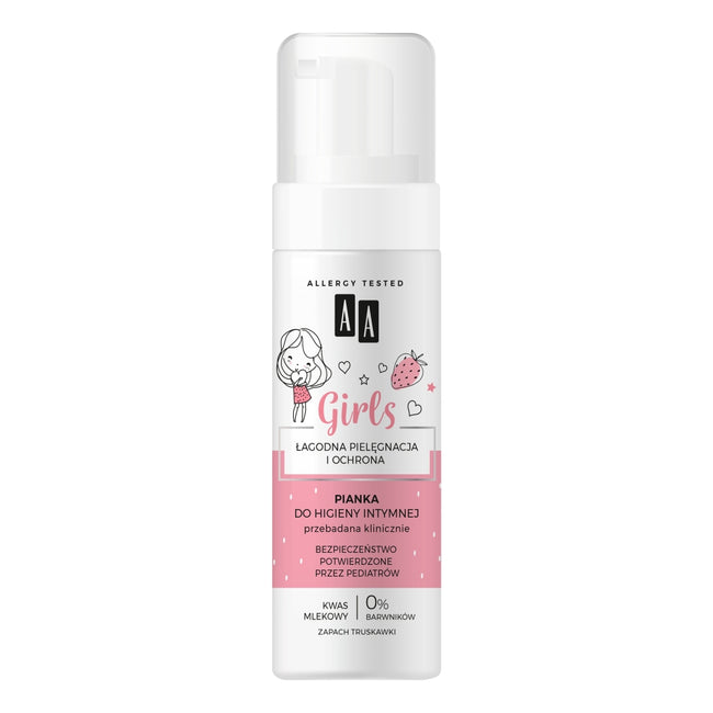 AA Girls pianka do higieny intymnej truskawka 150ml