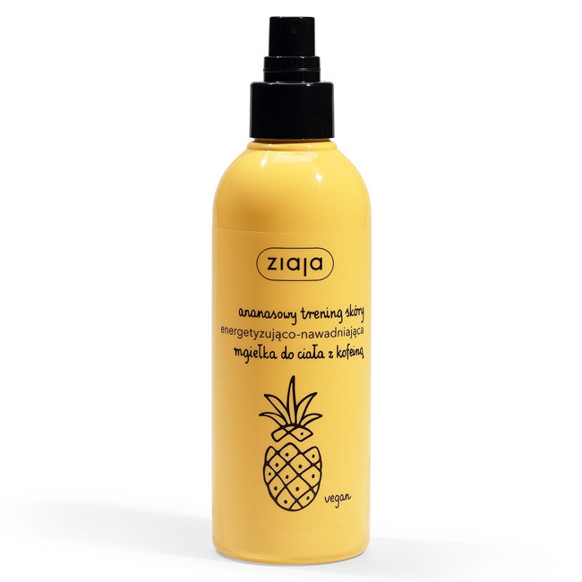 Ziaja Ananasowy Trening Skóry energetyzująco-nawadniająca mgiełka do ciała z kofeiną 200ml