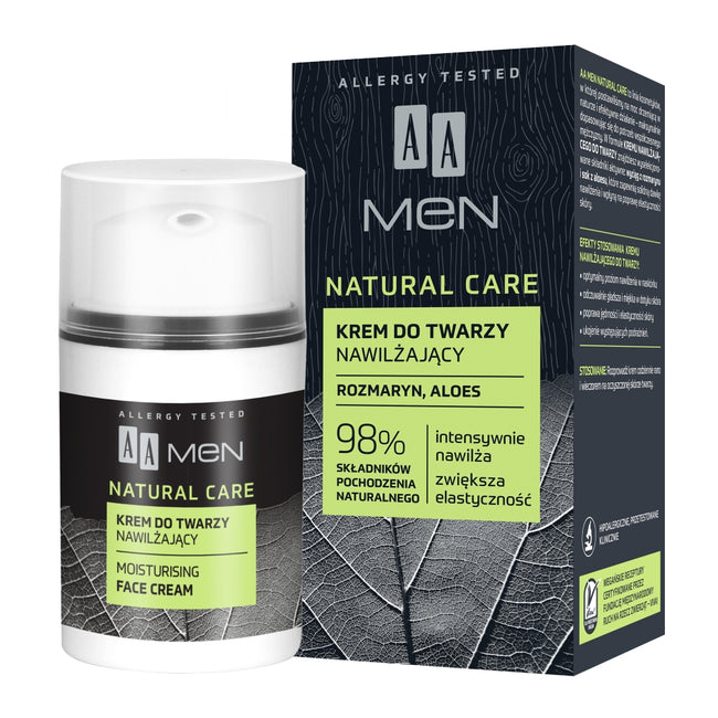 AA Men Natural Care krem nawilżający 50ml