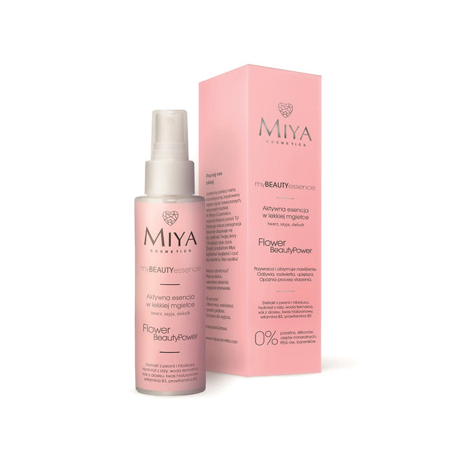 Miya Cosmetics My Beauty Essence Flower Beauty Power aktywna esencja w lekkiej mgiełce 100ml