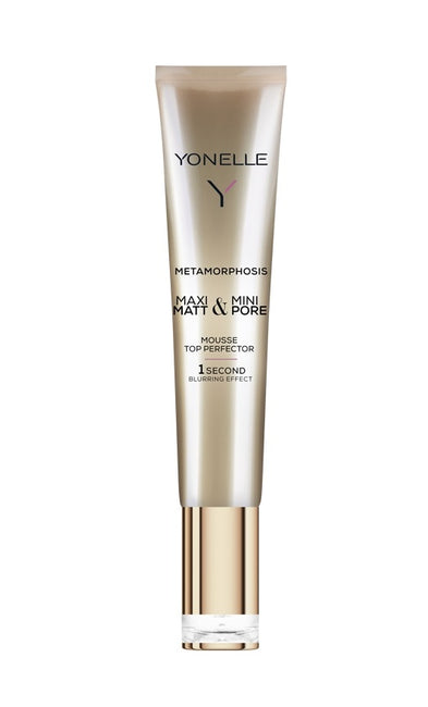 Yonelle Metamorphosis Maxi Matt & Mini Pore Mousse Top Perfector krem błyskawicznie matujący skórę i maskujący pory 25ml