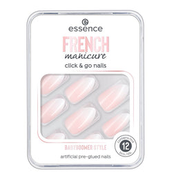 Essence French Manicure Click & Go Nails sztuczne paznokcie 02 Babyboomer Style 12szt