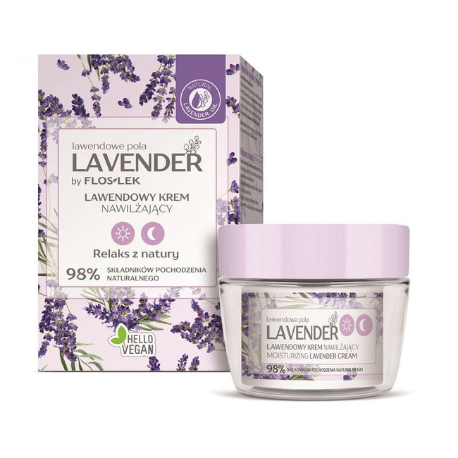 Floslek Lavender lawendowy krem nawilżający na dzień i na noc 50ml