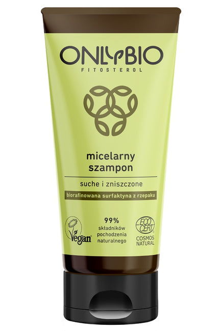 OnlyBio Fitosterol szampon micelarny do włosów suchych i zniszczonych 200ml
