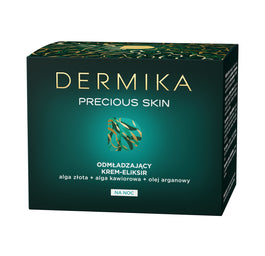 Dermika Precious Skin 50-70+ krem-eliksir odmładzający na noc 50ml