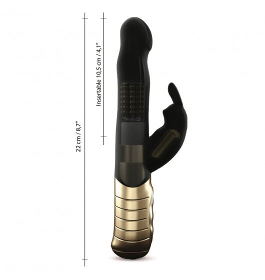 Marc Dorcel Baby Rabbit 2.0 wibrator typu króliczek z podwójną stymulacją Black & Gold