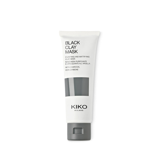 KIKO Milano Black Clay Mask oczyszczająco-matująca maska do twarzy z węglem i czarną glinką 50ml