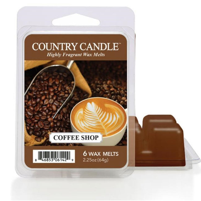 Country Candle Wax wosk zapachowy Coffee Shop 64g