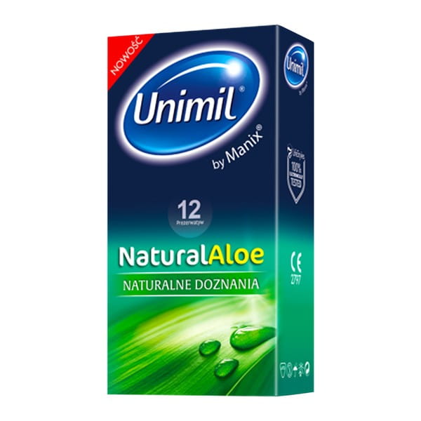 Unimil Natural Aloe lateksowe prezerwatywy 12szt