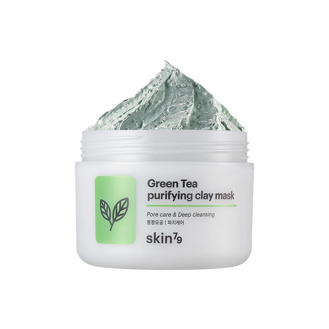 Skin79 Green Tea Purifying Clay Mask peelingująca maska oczyszczająca 100ml