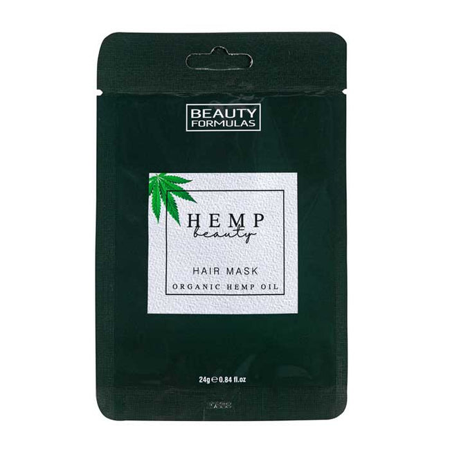 Beauty Formulas Hemp Beauty Hair Mask maska do włosów z organicznym olejem konopnym 24g