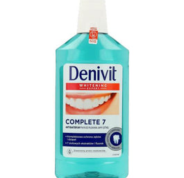 Denivit Complete 7 Antibacterial Mouthwash płyn do płukania jamy ustnej Whitening 500ml