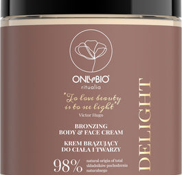 OnlyBio Ritualia Delight krem brązujący do ciała i twarzy 250ml