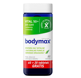 Bodymax Vital 50+ suplement diety 80 tabletek