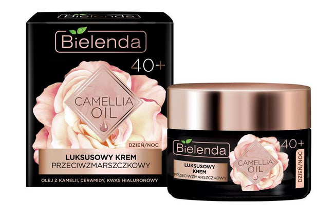 Bielenda Camellia Oil 40+ luksusowy krem przeciwzmarszczkowy na dzień i na noc 50ml
