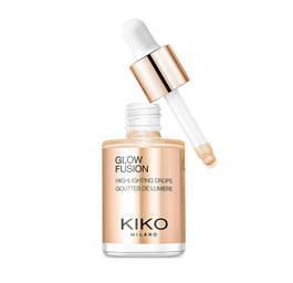 KIKO Milano Glow Fusion Highlighting Drops metaliczny rozświetlacz do twarzy w płynie 03 Gold Mine 10ml