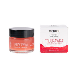 Mohani Nawilżająco-ochronny balsam do ust Truskawka 15ml