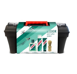 Lider Classic zestaw krem do golenia 65g + woda kolońska 100ml + pianka do golenia 200ml + pędzel do golenia tradycyjnego