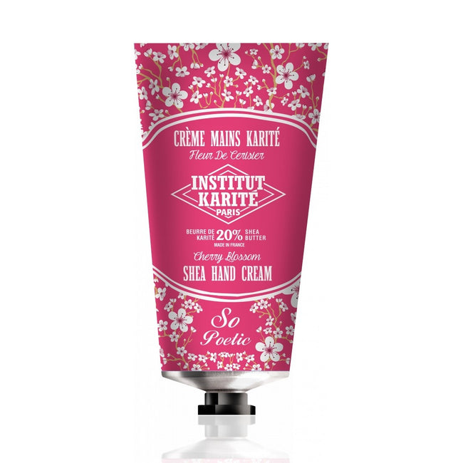 Institut Karite Cherry Blossom Light Shea Hand Cream krem do rąk z masłem Shea Kwiat Wiśni 75ml