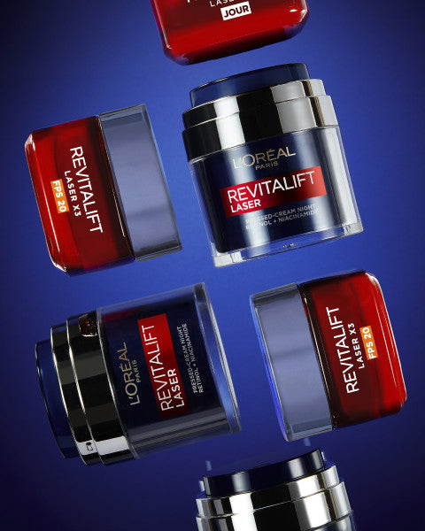 L'Oreal Paris Revitalift Laser Pressed Cream przeciwzmarszczkowy krem do twarzy na noc Retinol i Niacynamid 50ml